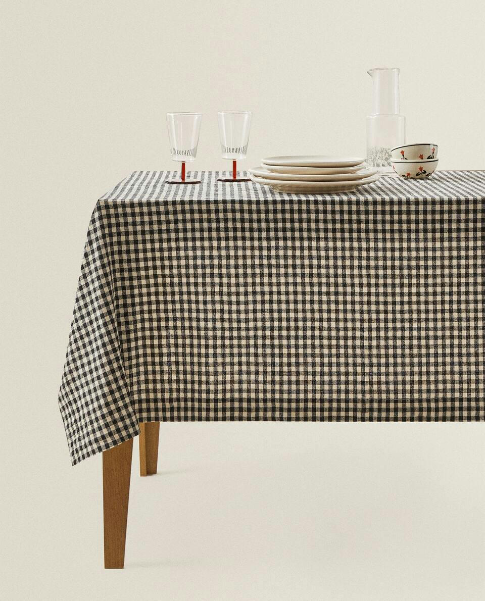 GINGHAM CHECK  TABLECLOTH