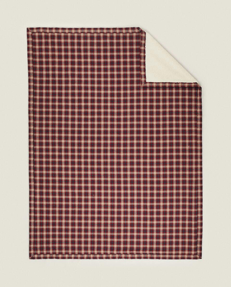 CHRISTMAS REVERSIBLE TARTAN BLANKET