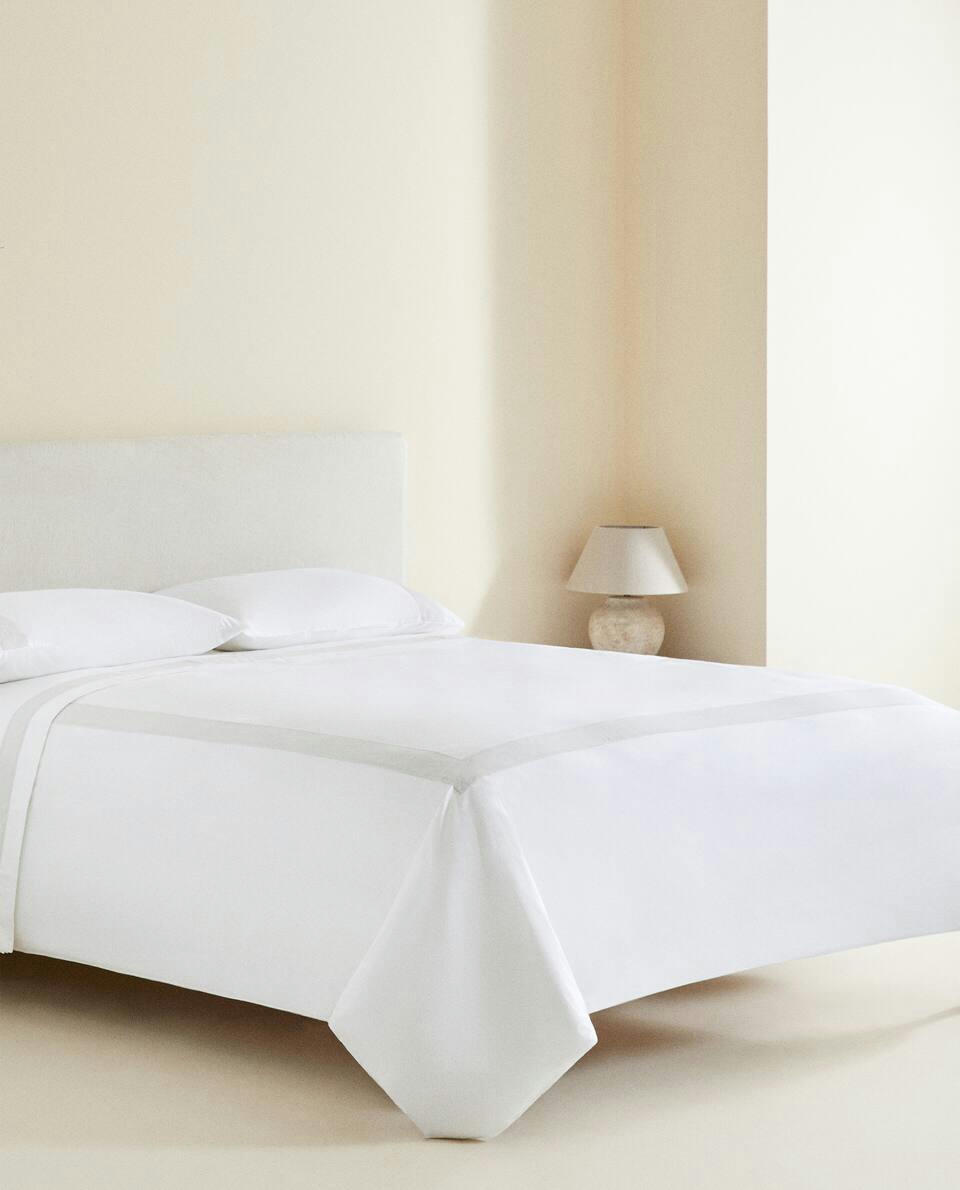 DUVET COVER WITH  BORDER