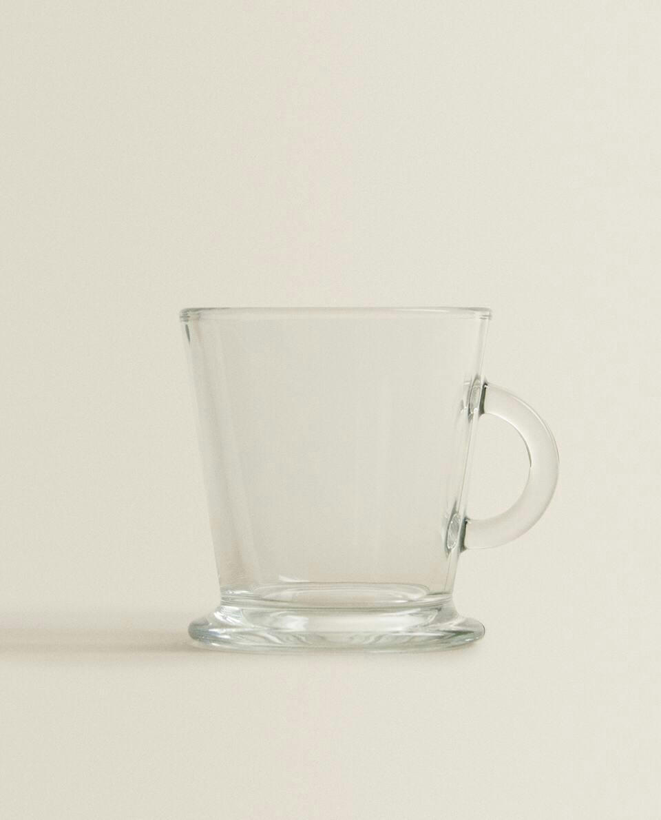 TRANSPARENT  CAPPUCCINO CUP