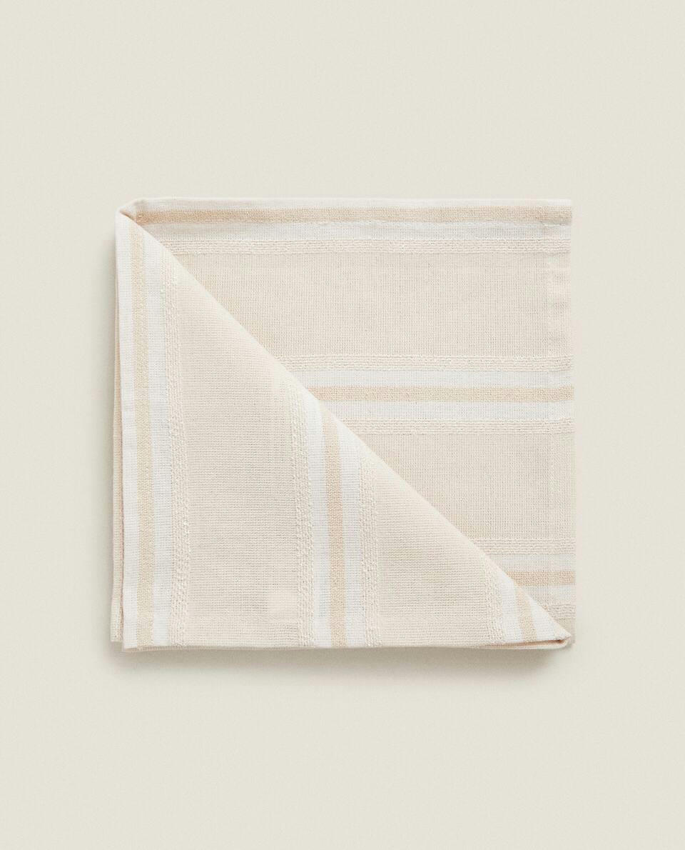 DYED THREAD NAPKINS (PACK OF 2)