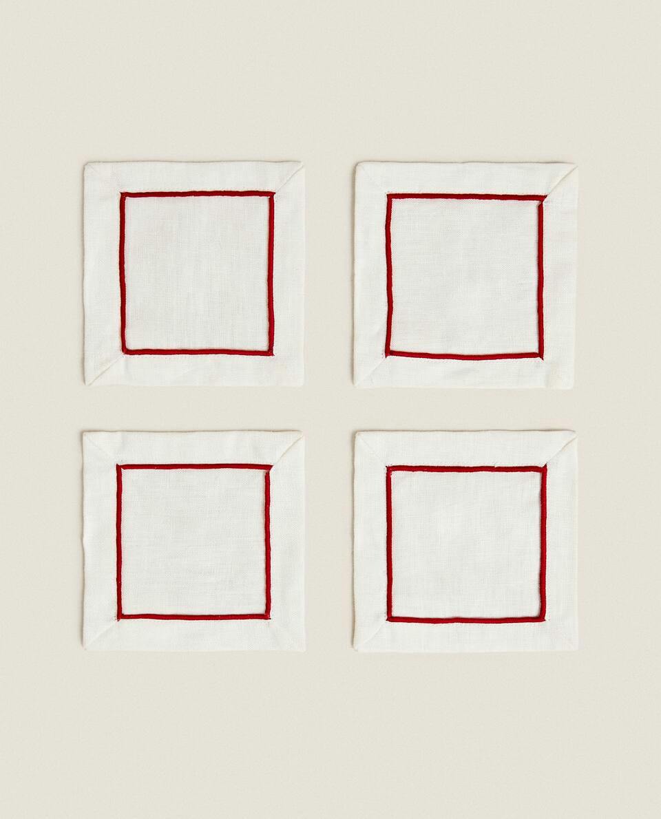 PACK OF  CHRISTMAS COASTERS (PACK OF 2)