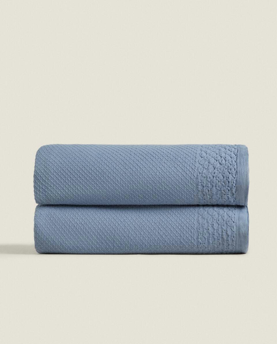 WAFFLE TEXTURE  BEDSPREAD