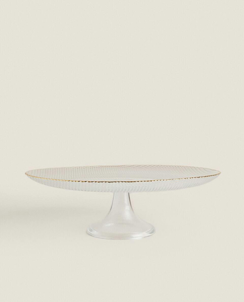 SERVING DISH WITH STAND