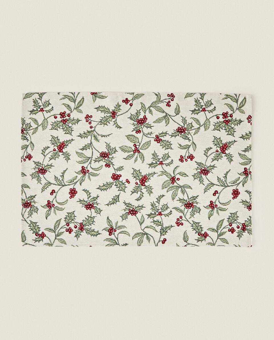 CHRISTMAS HOLLY PLACEMAT
