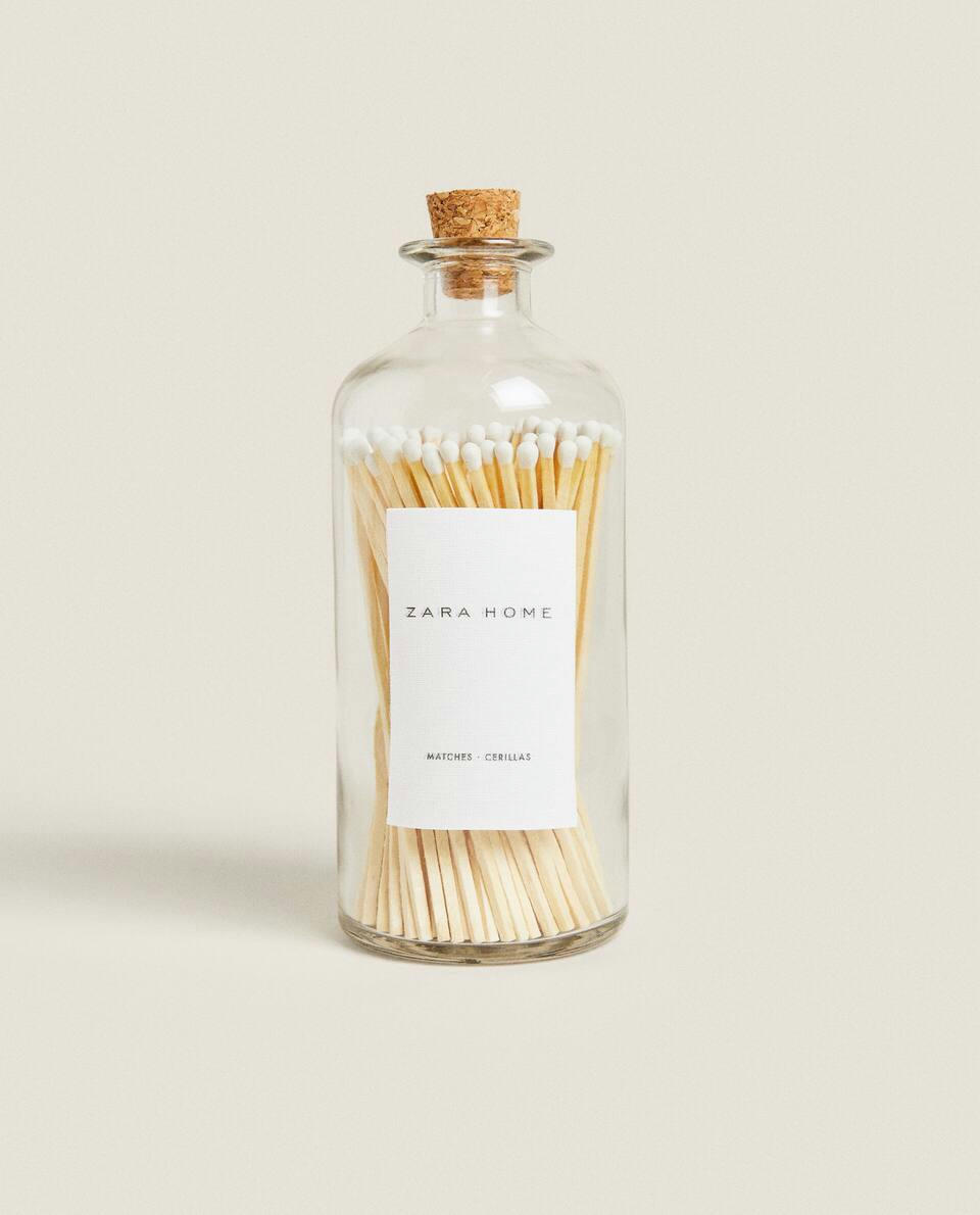 LARGE  JAR WITH MATCHES