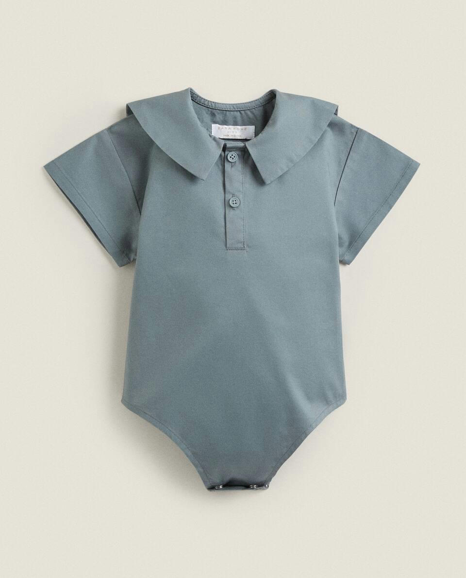 COLLARED BABY SHIRT