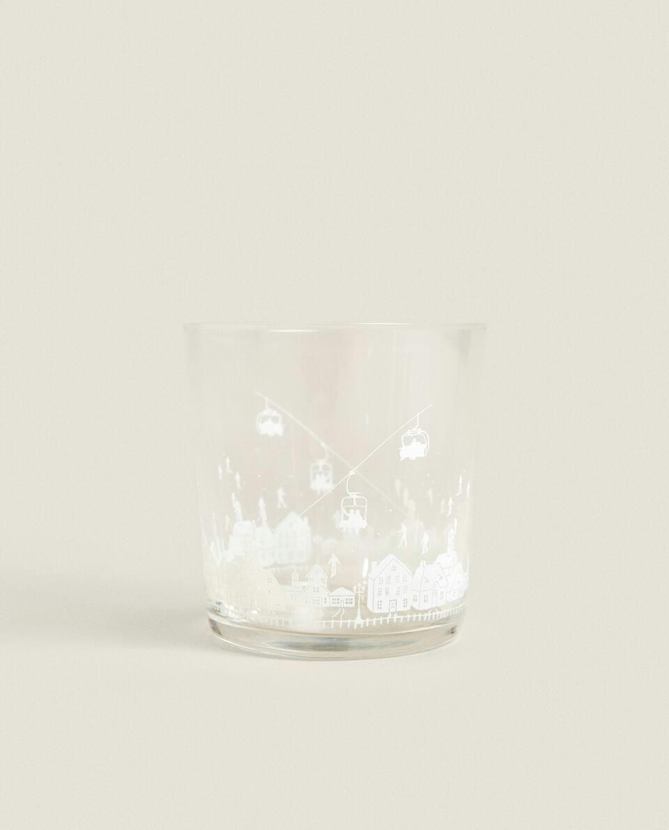 CHRISTMAS SKI SLOPE TRANSFER TUMBLER