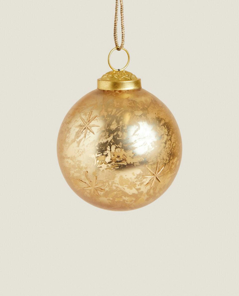CHRISTMAS STARS BAUBLE DECORATION