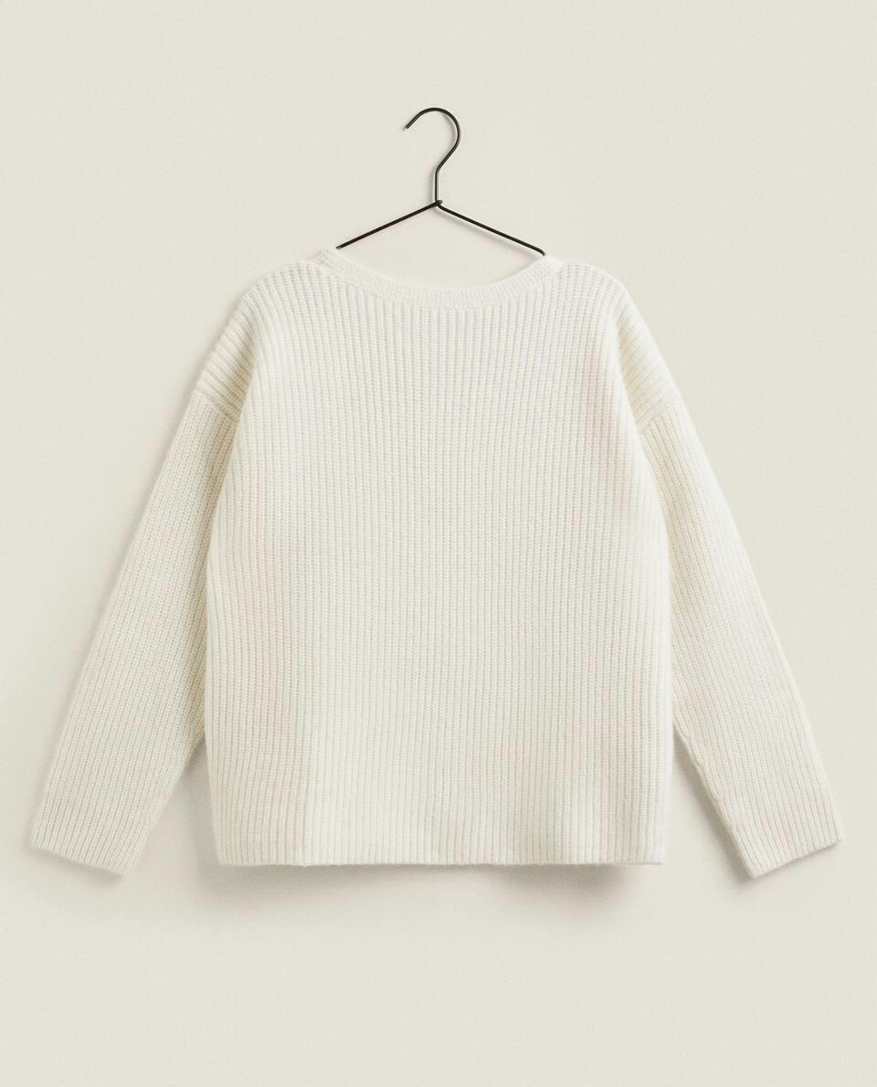 RIBBED  SWEATER
