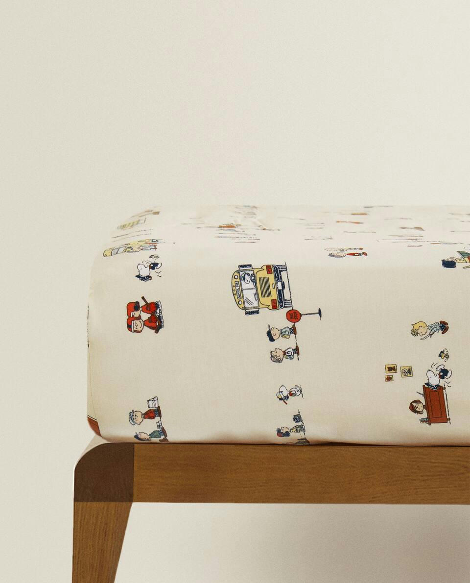 PEANUTS? FITTED SHEET