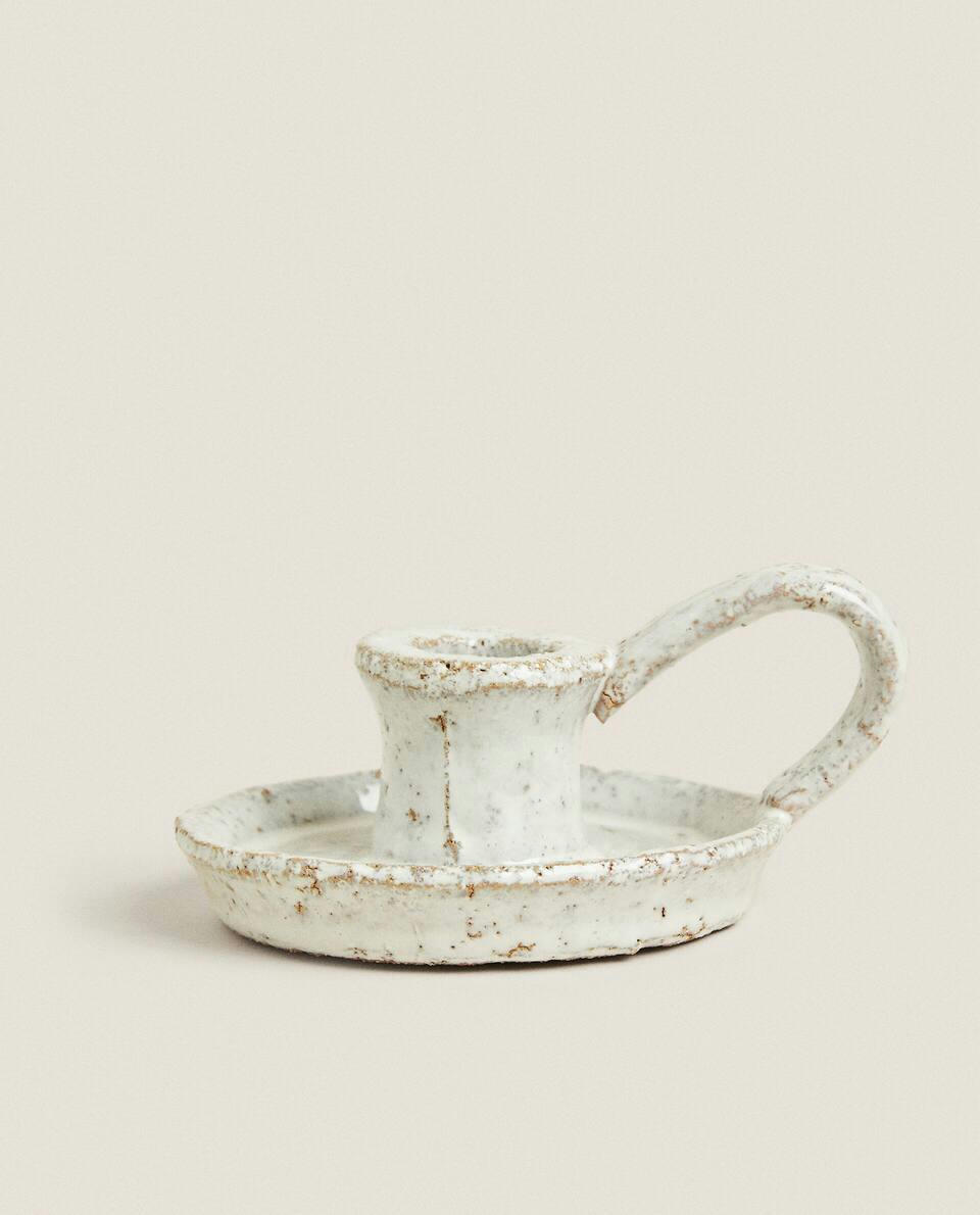 MINI CLAY CANDLESTICK