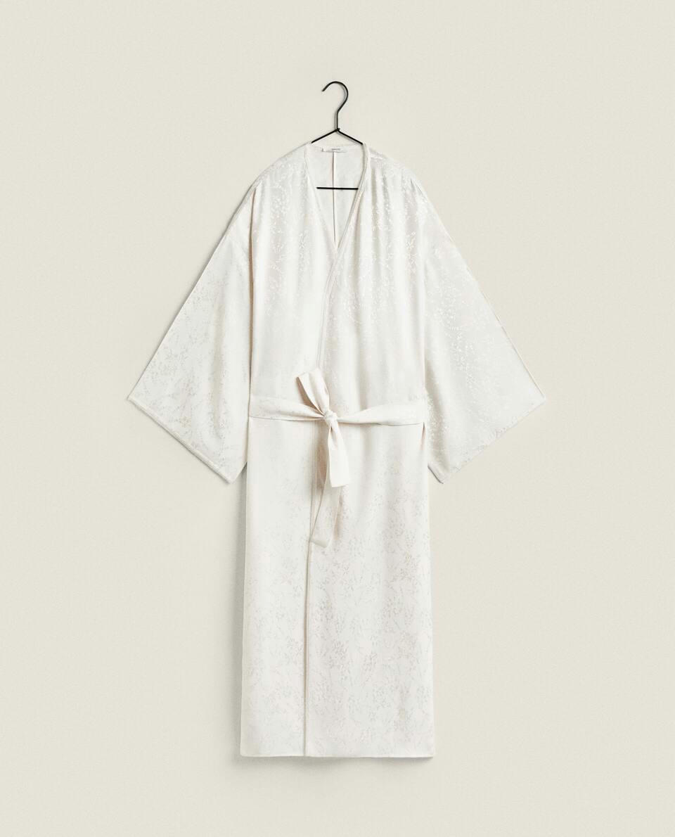 JACQUARD DRESSING GOWN