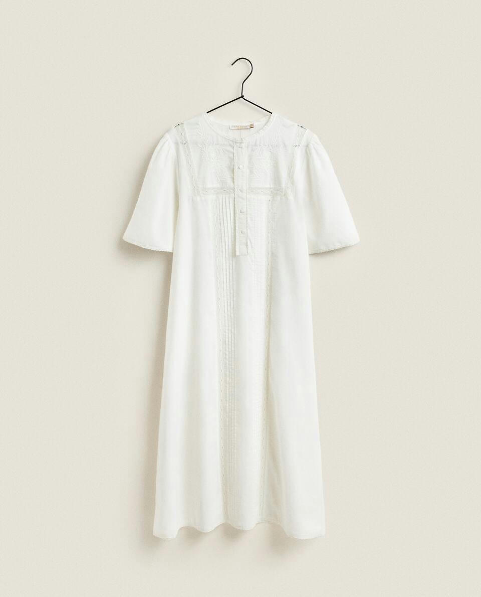 EMBROIDERED NIGHTDRESS