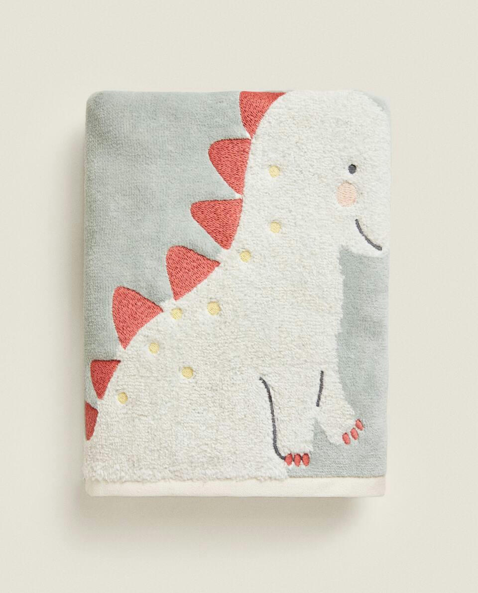 DINOSAUR VELOUR TOWEL