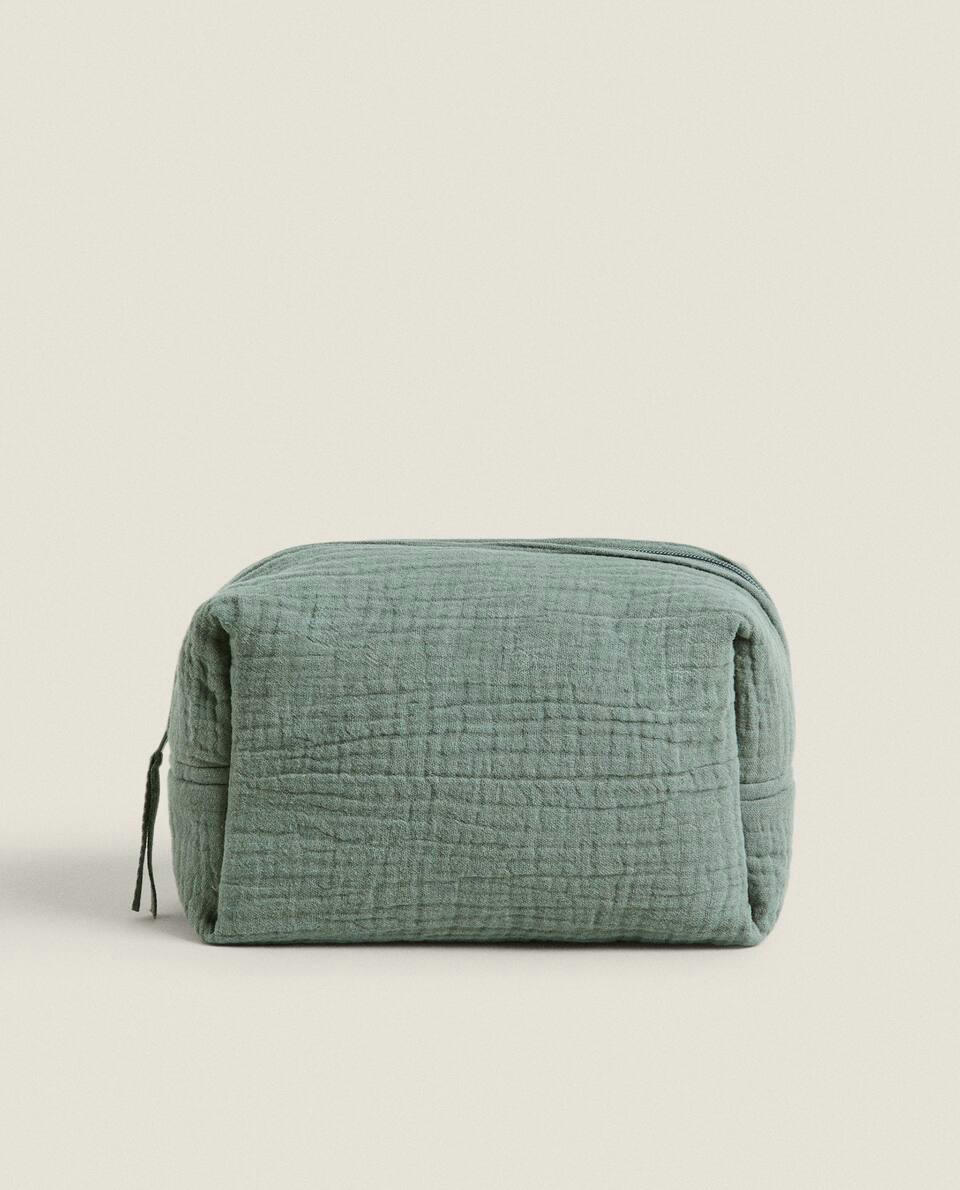 CHILDREN’S SMALL  MUSLIN TOILETRY BAG