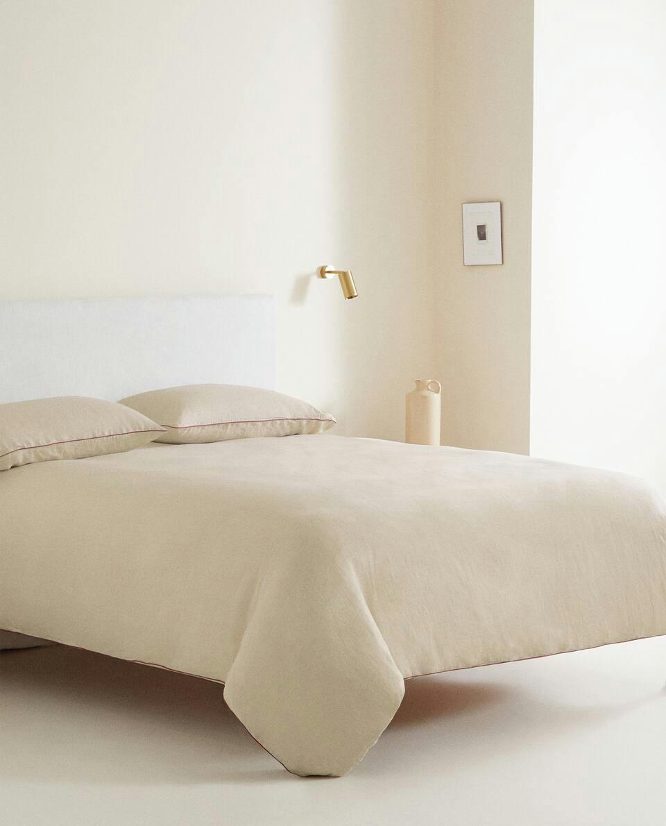 CHRISTMAS DUVET COVER WITH PIPING