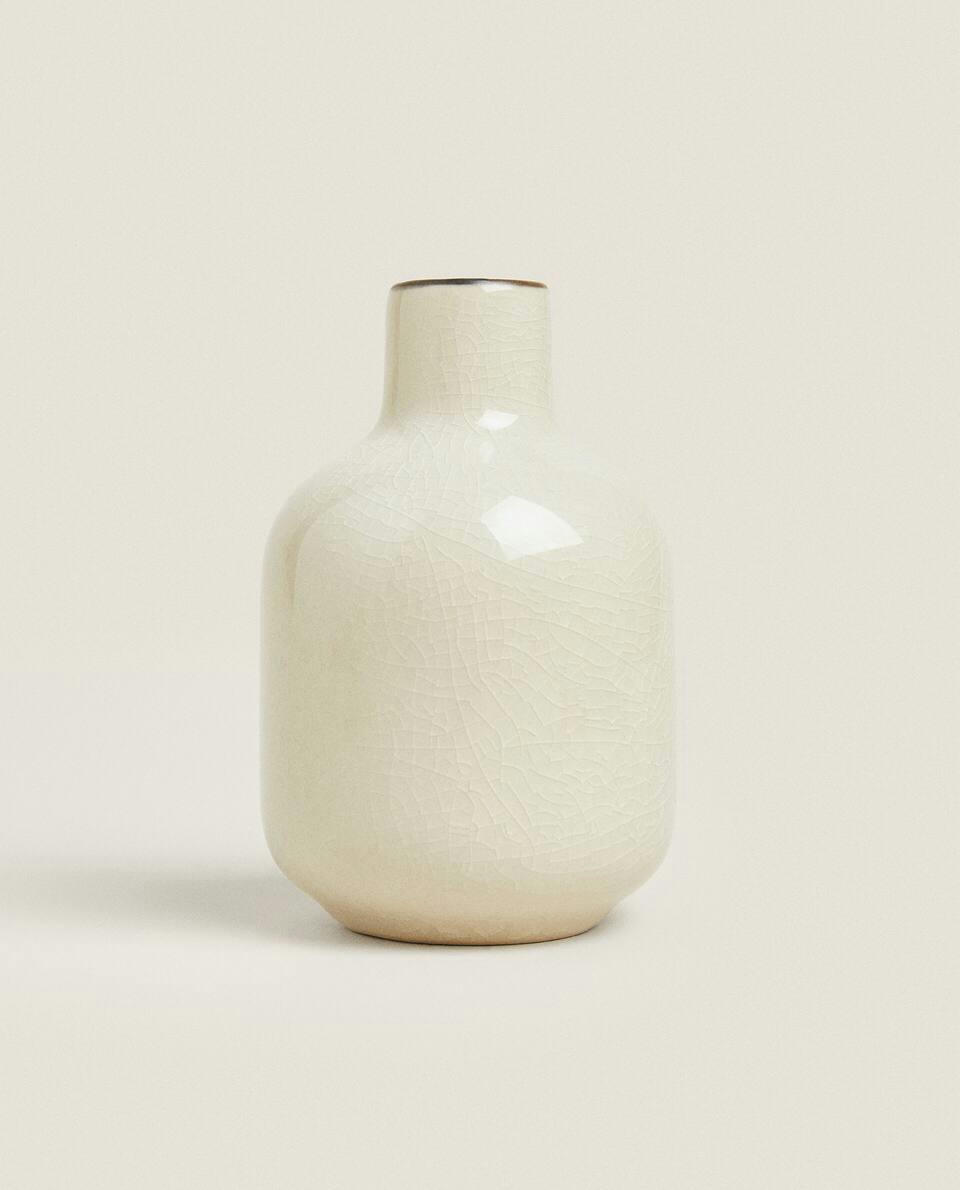 CRACKLED VASE