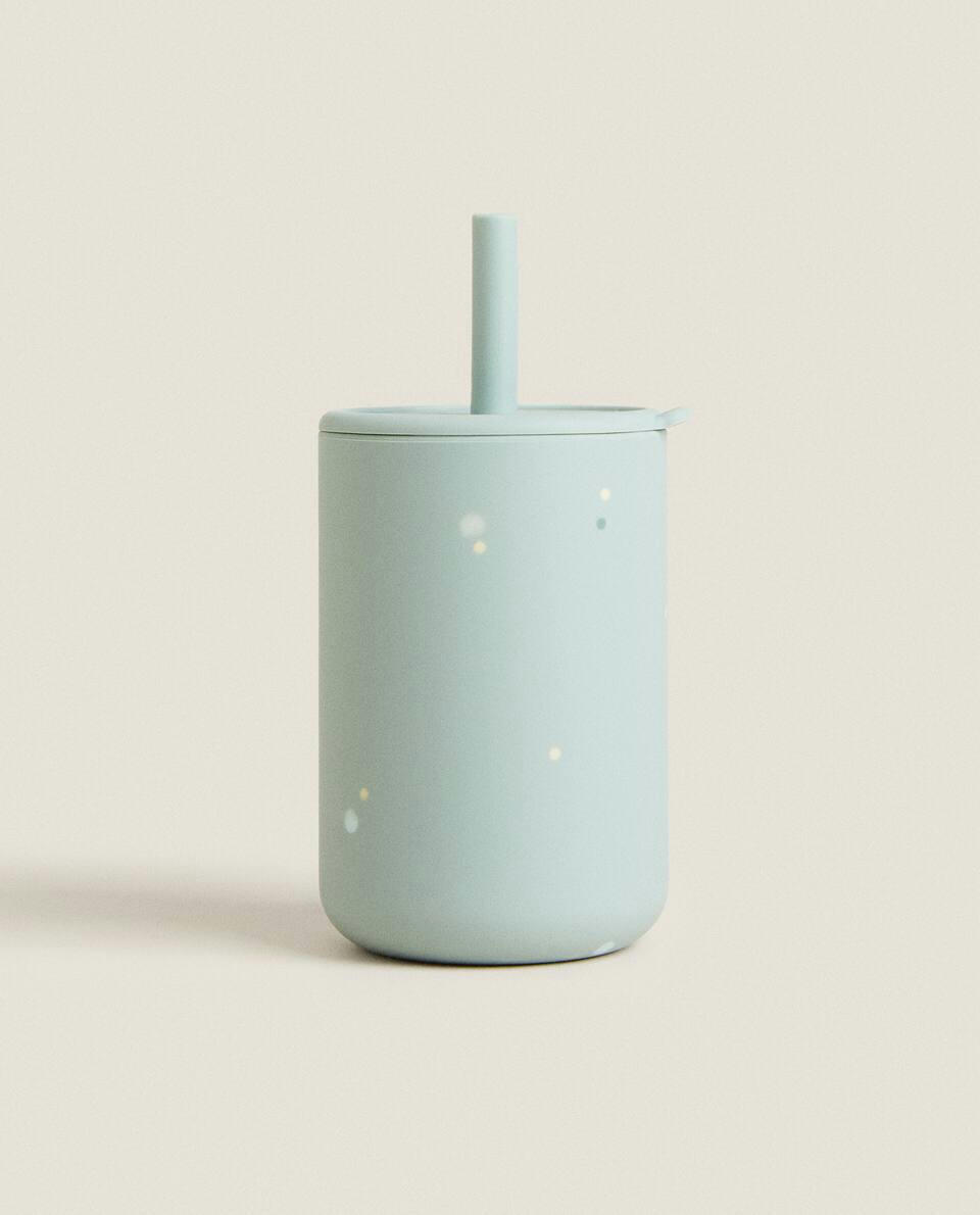 DOTS  TUMBLER WITH STRAW
