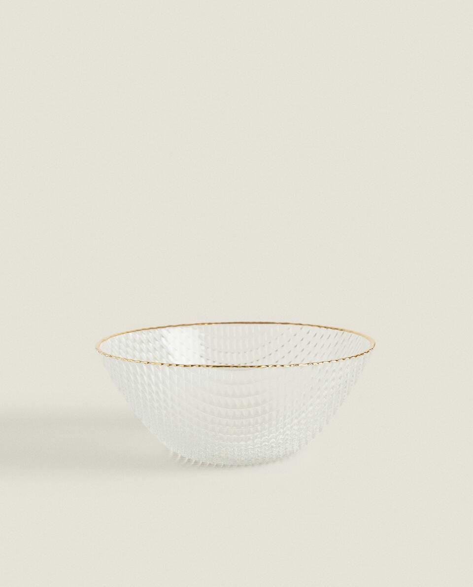 BOWL WITH RAISED DETAIL