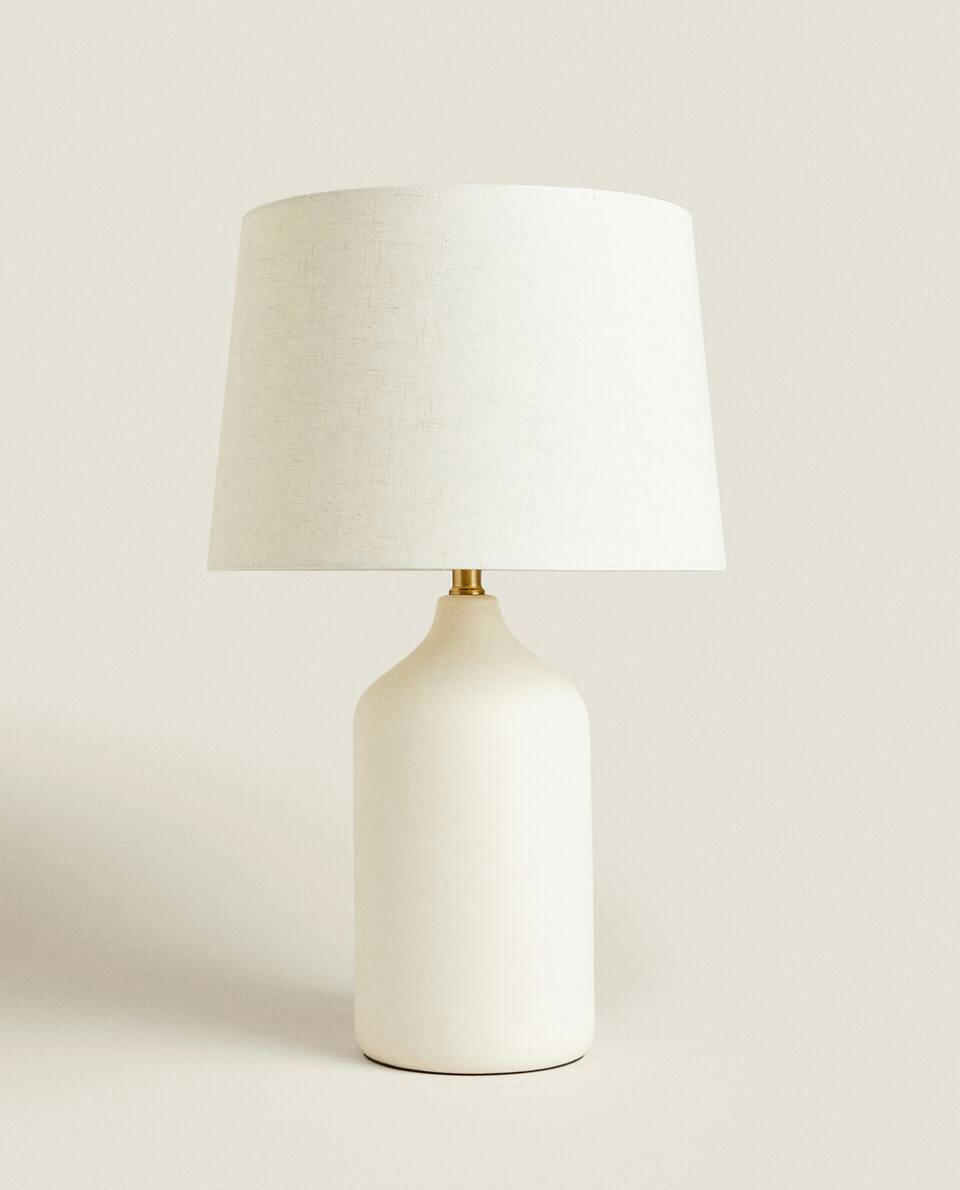 WHITE  BASE LAMP