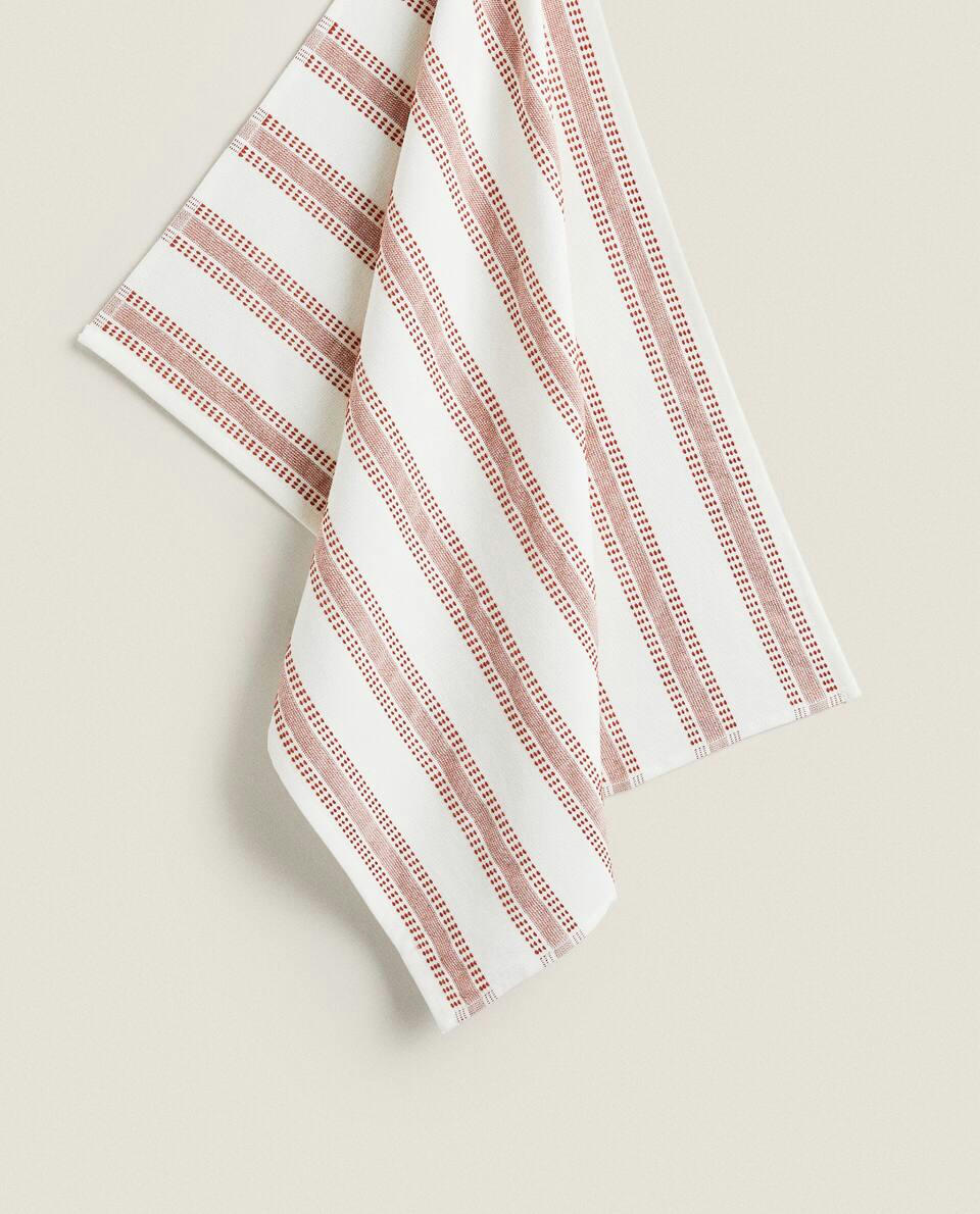 STRIPED  TERRY TEA TOWEL