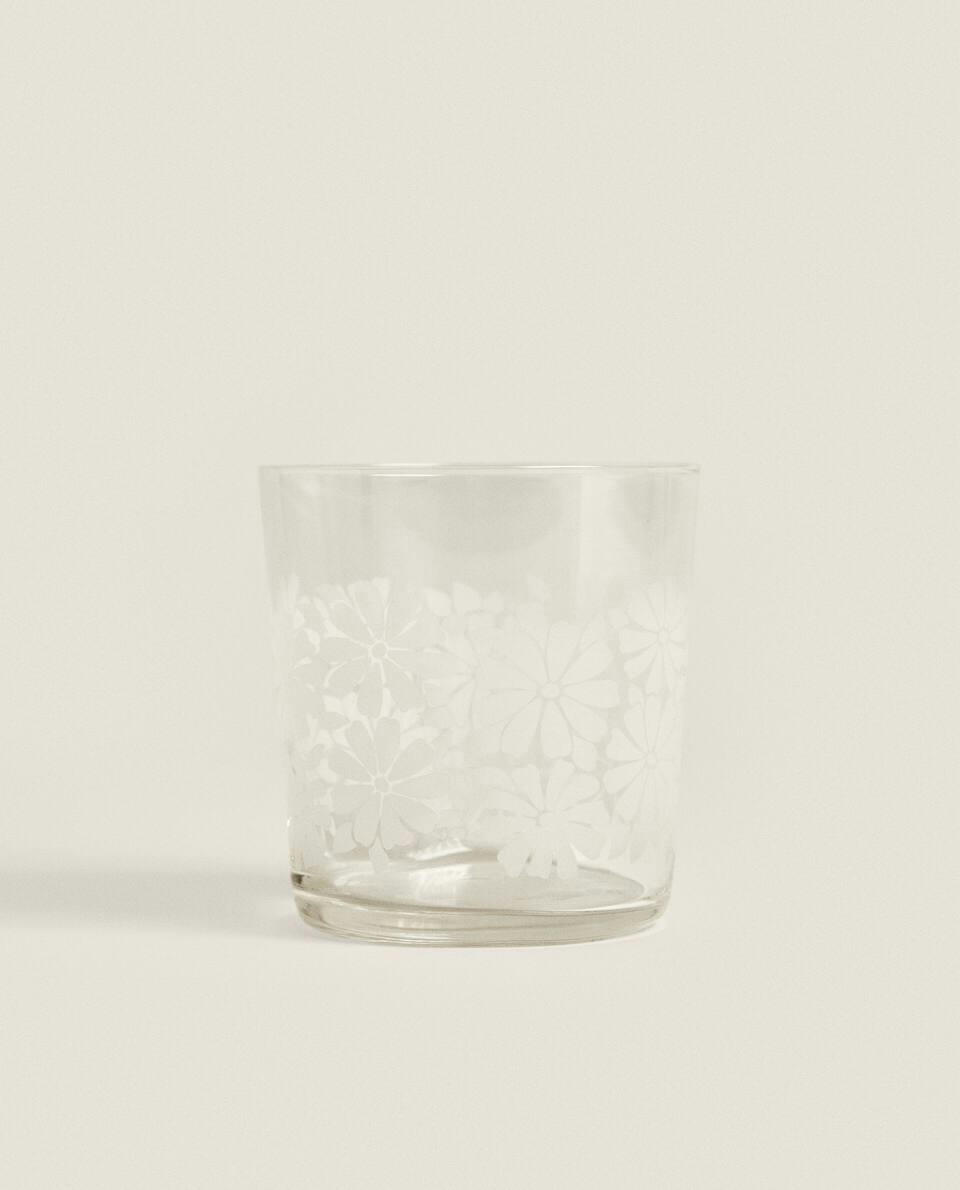 FLORAL  TUMBLER