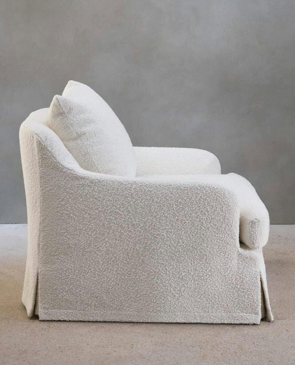 BOUCLé-ARMCHAIR COVER 01