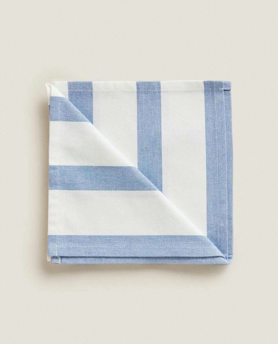 STRIPED  NAPKINS (SET OF 2)
