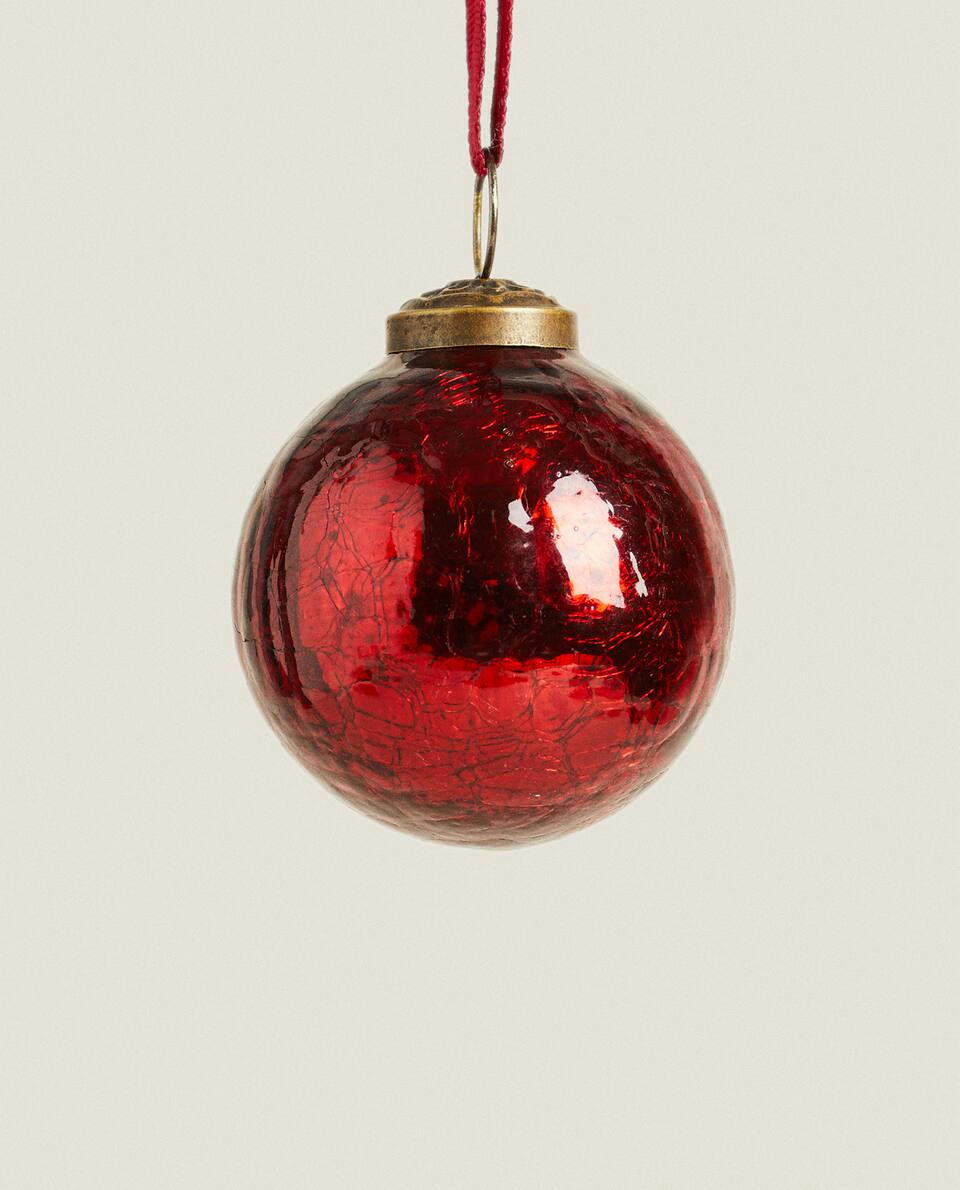 MERCURISED  CHRISTMAS BAUBLE DECORATION