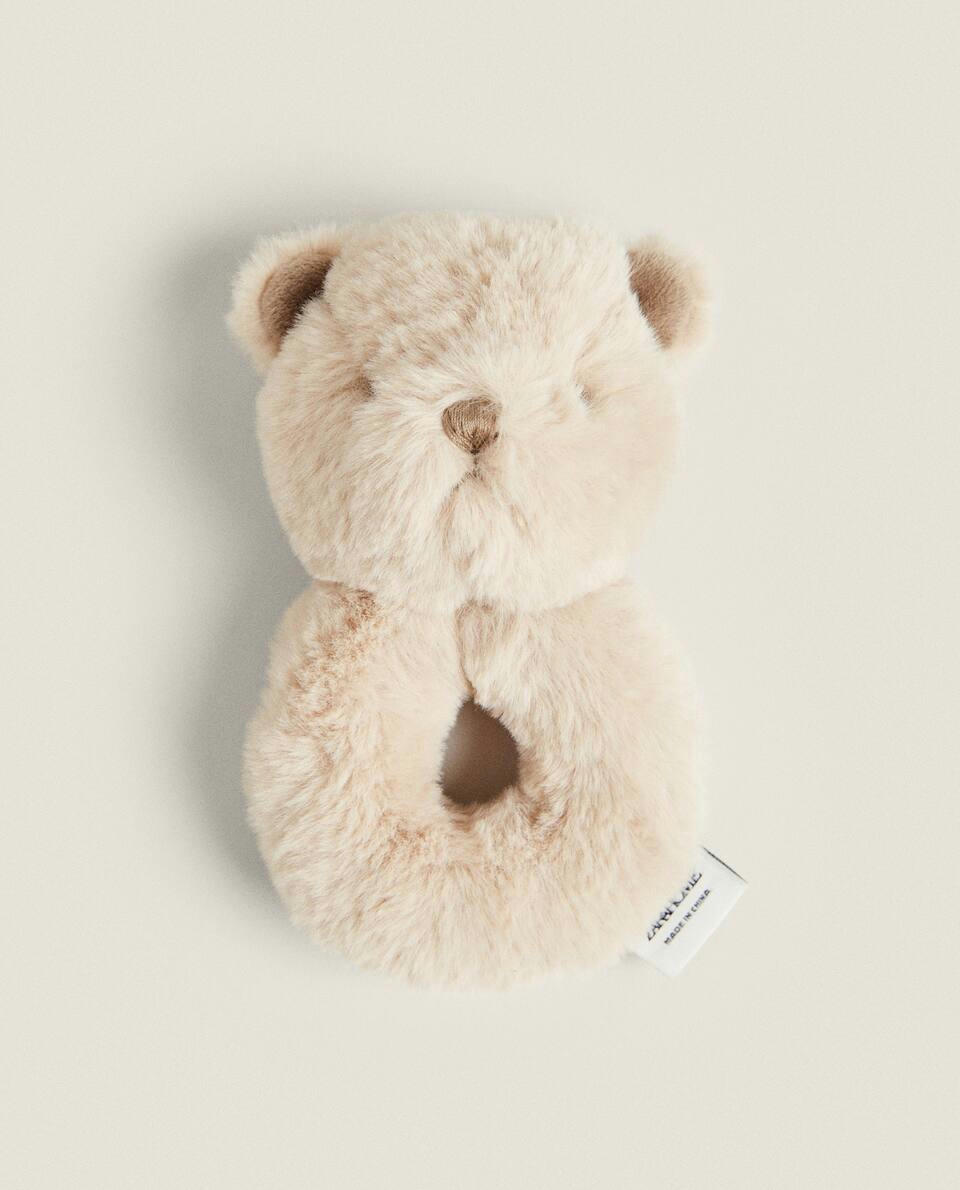 CHILDREN’S BEAR  TOY RATTLE