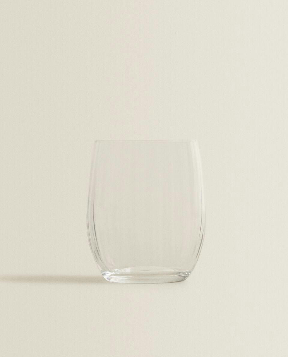 BOHEMIA  TUMBLER WITH LINES