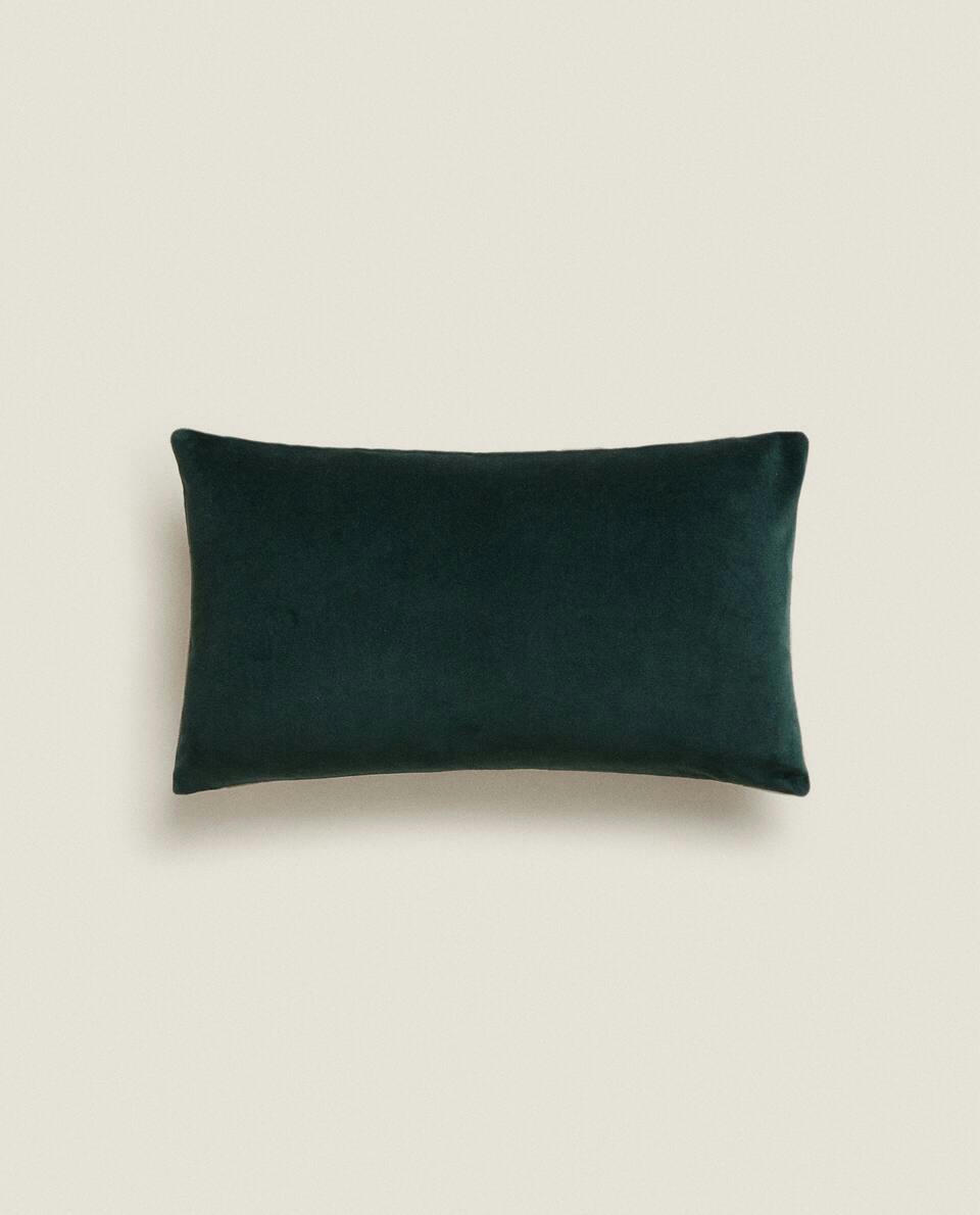 AND VELVET CUSHION COVER