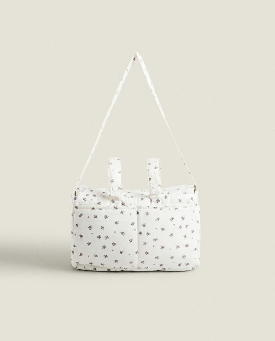 FLORAL PRINT MATERNITY BAG