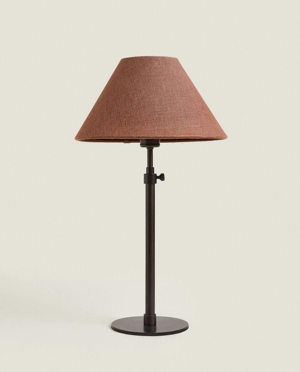 METAL BASE LAMP WITH  LAMPSHADE