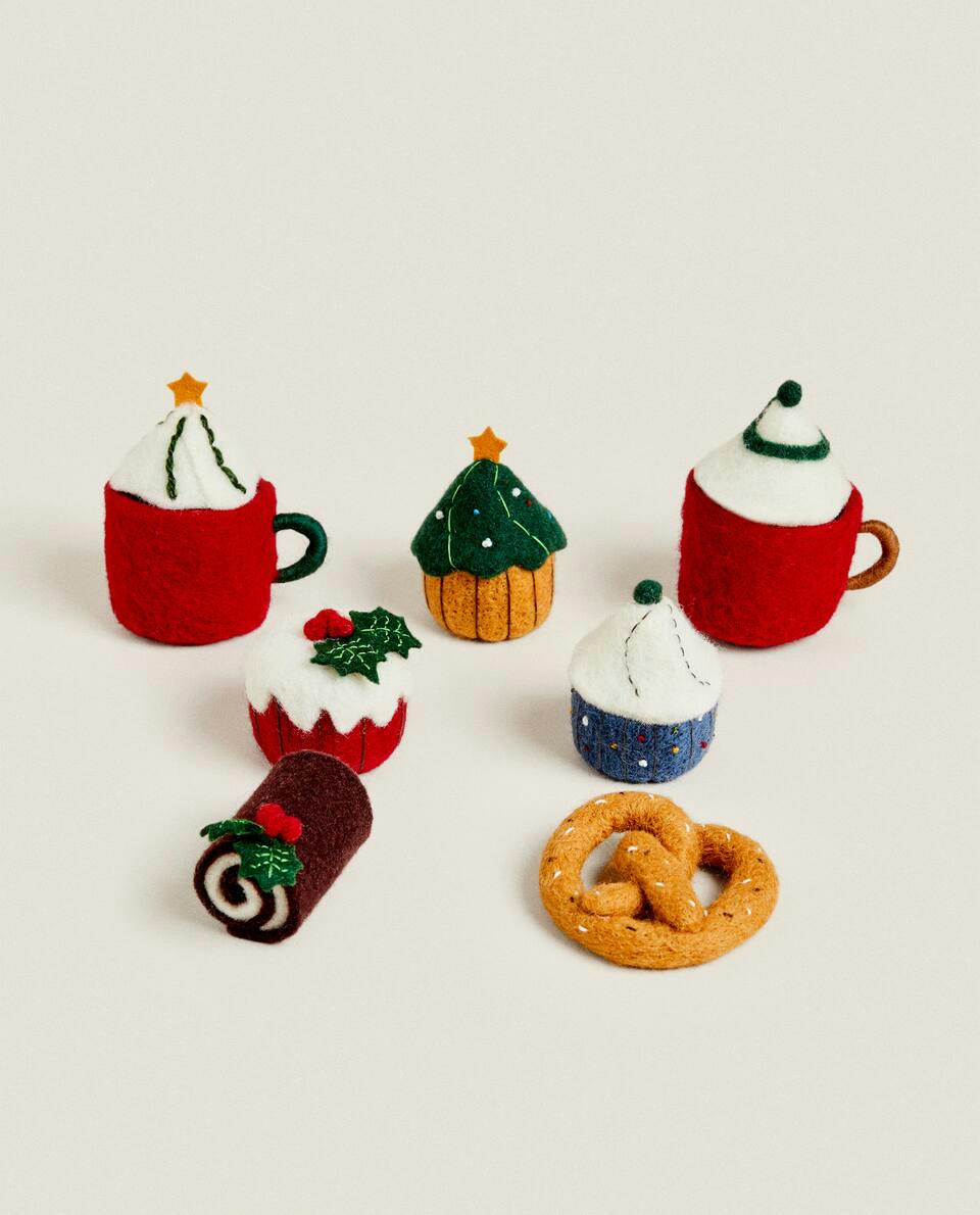 CHILDREN'S TOY FELT SWEETS SET