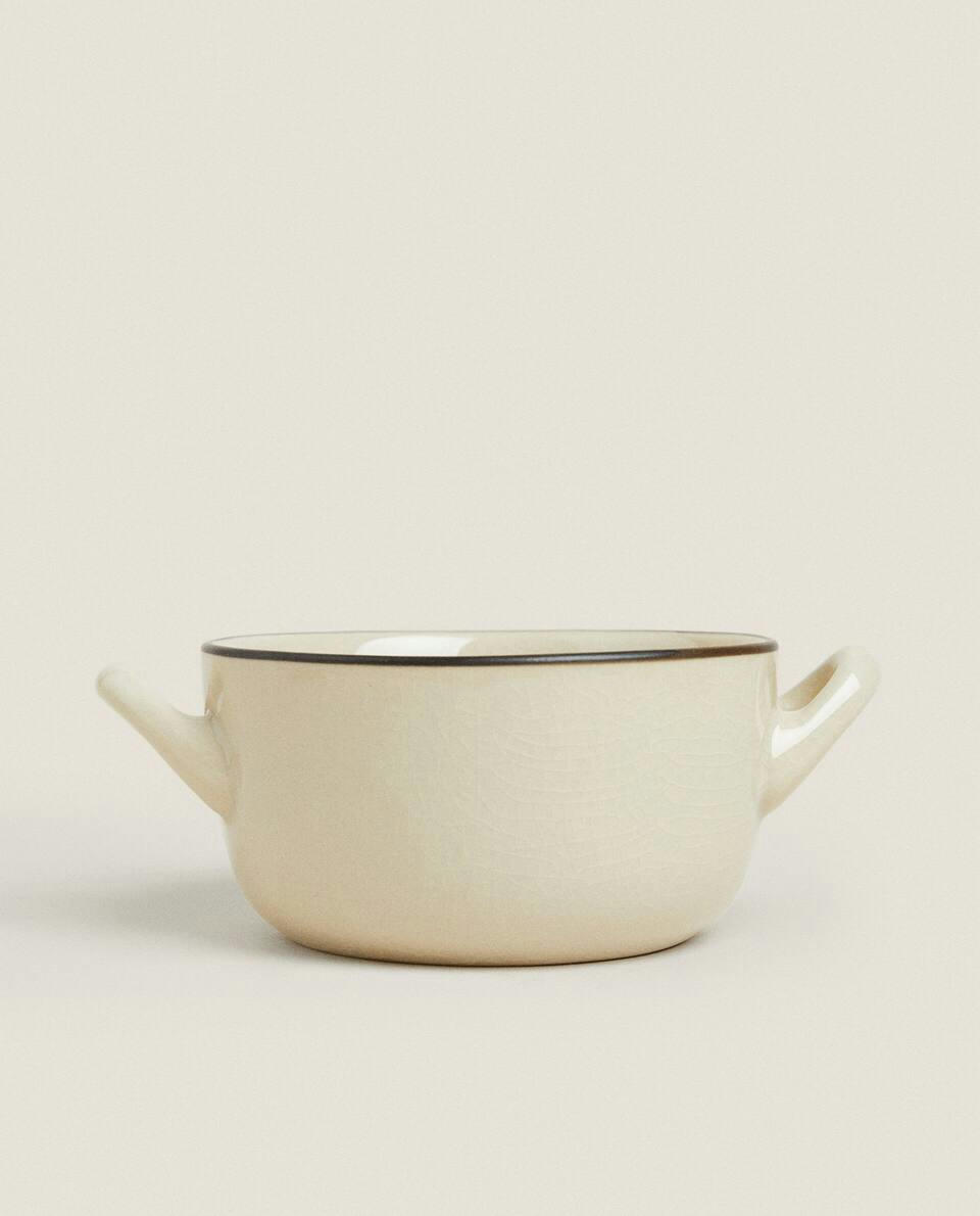 CONSOMME BOWL WITH RIM DETAIL