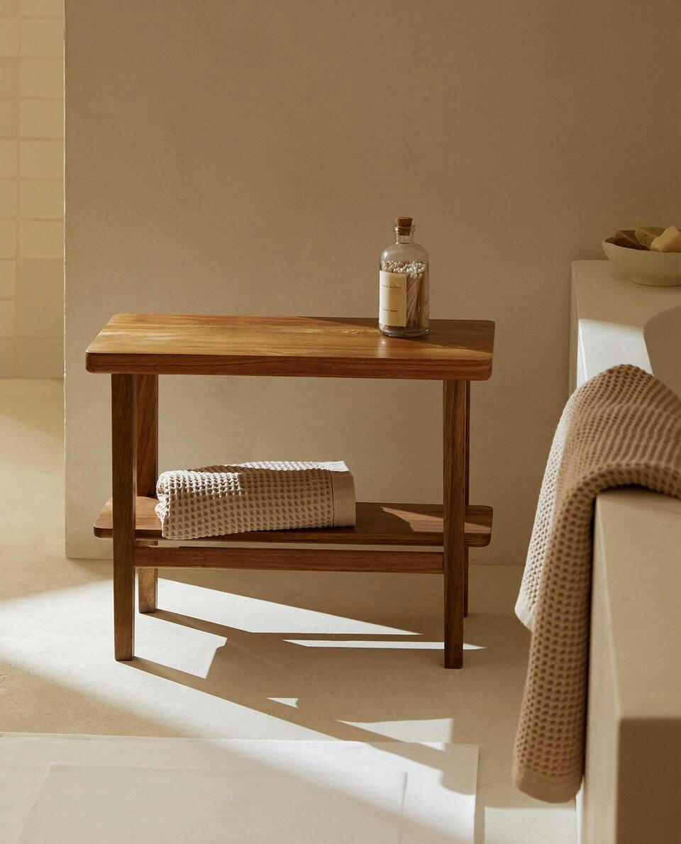 ACACIA WOOD BENCH Zara Home
