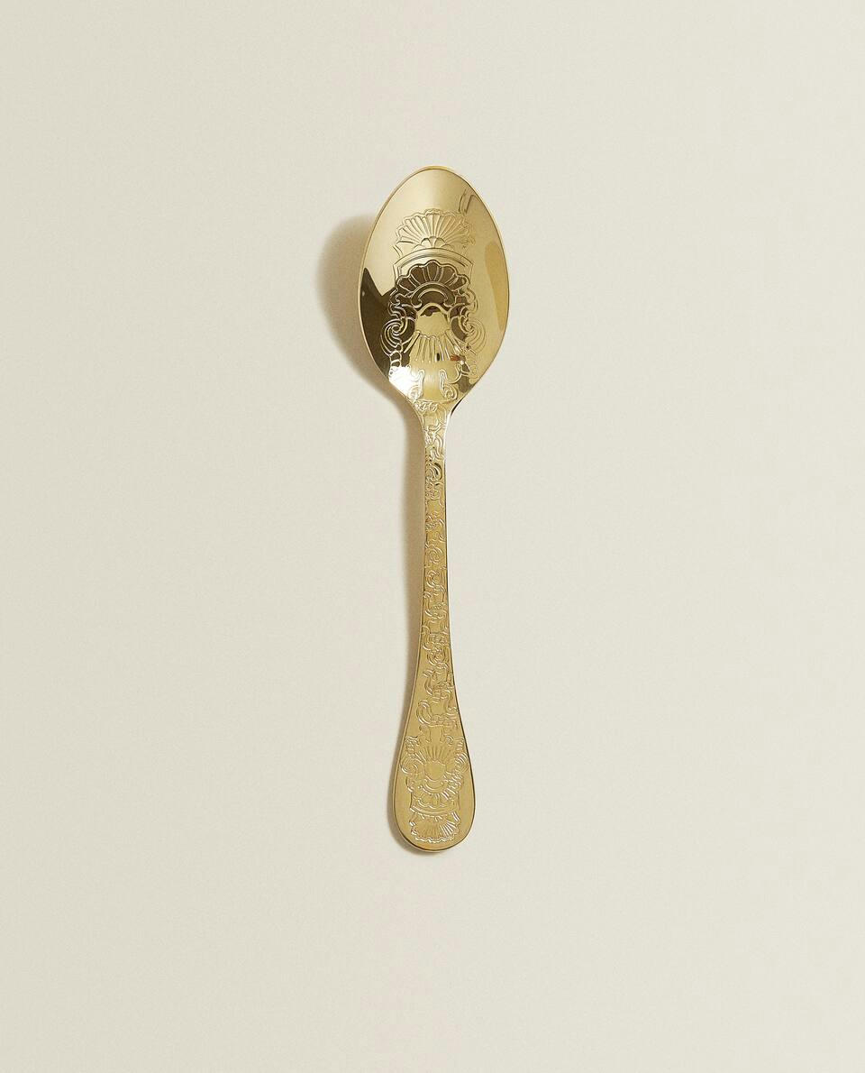 ENGRAVED GOLDEN SPOON