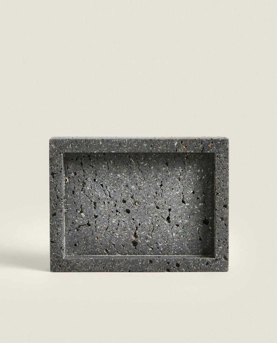 GREY MARBLE BATHROOM SET