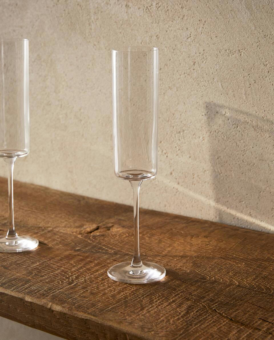 STRAIGHT CRYSTALLINE SPARKLING WINE FLUTE