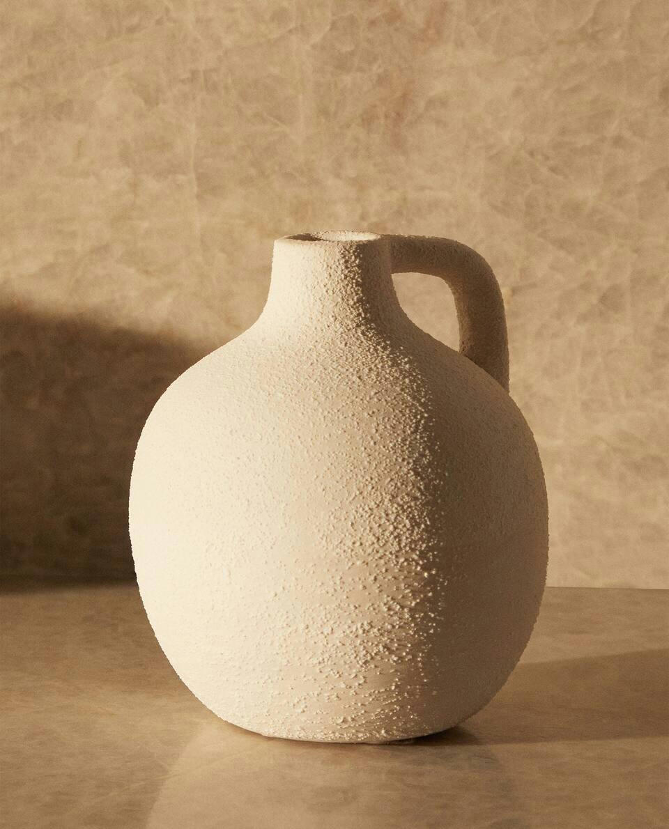 ROUGH EARTHENWARE VASE