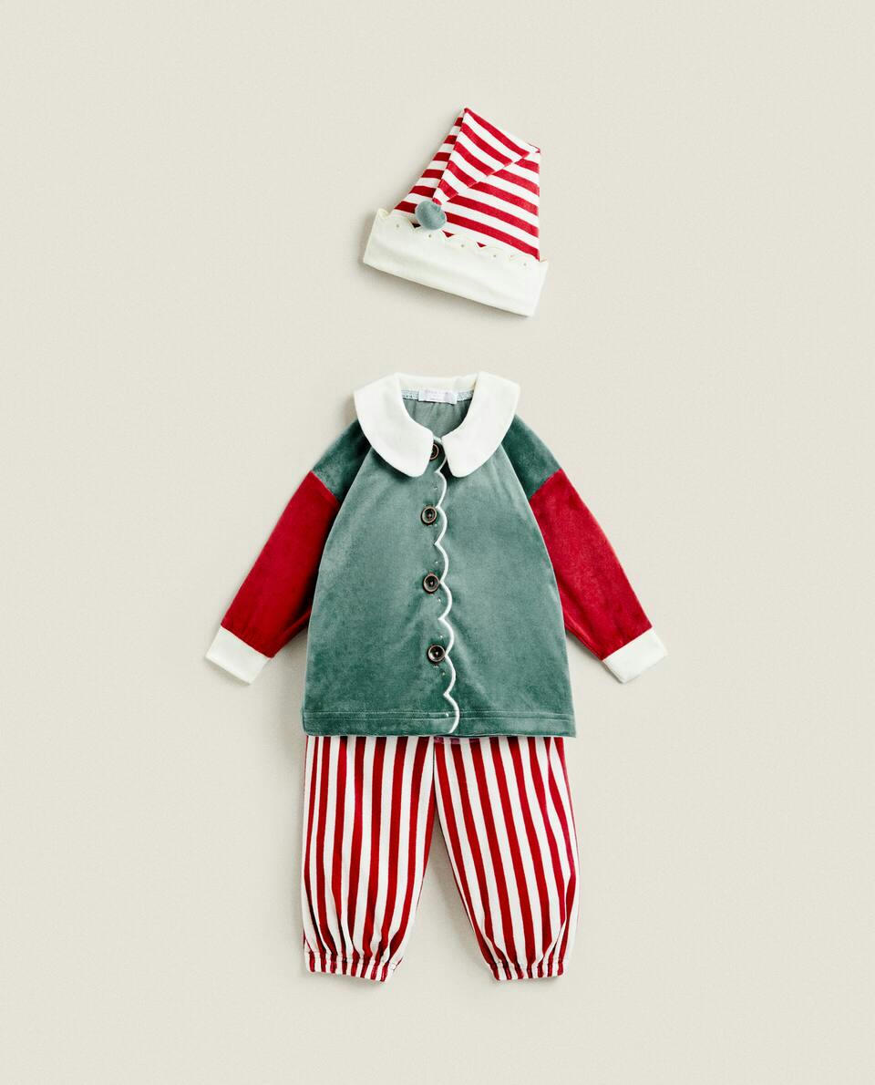 CHILDREN’S CHRISTMAS ELF PYJAMAS