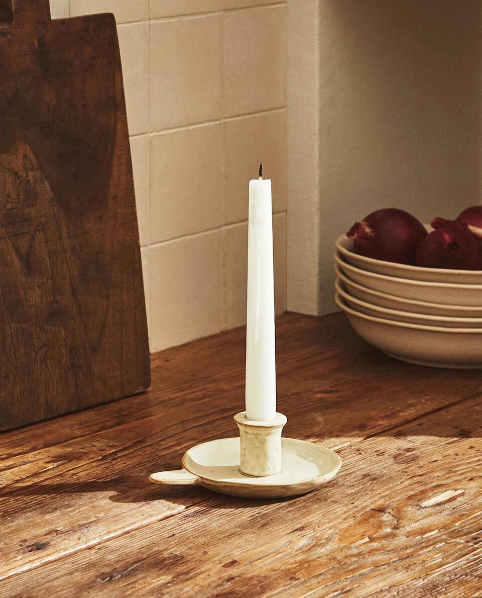 CERAMIC CANDLEHOLDER
