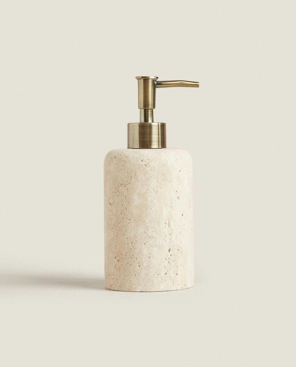 BEIGE MARBLE BATHROOM SET