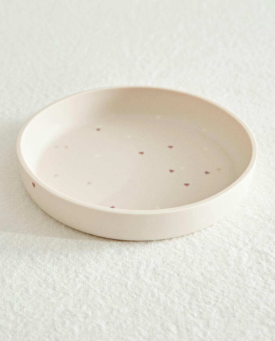 HEARTS SILICONE TABLEWARE