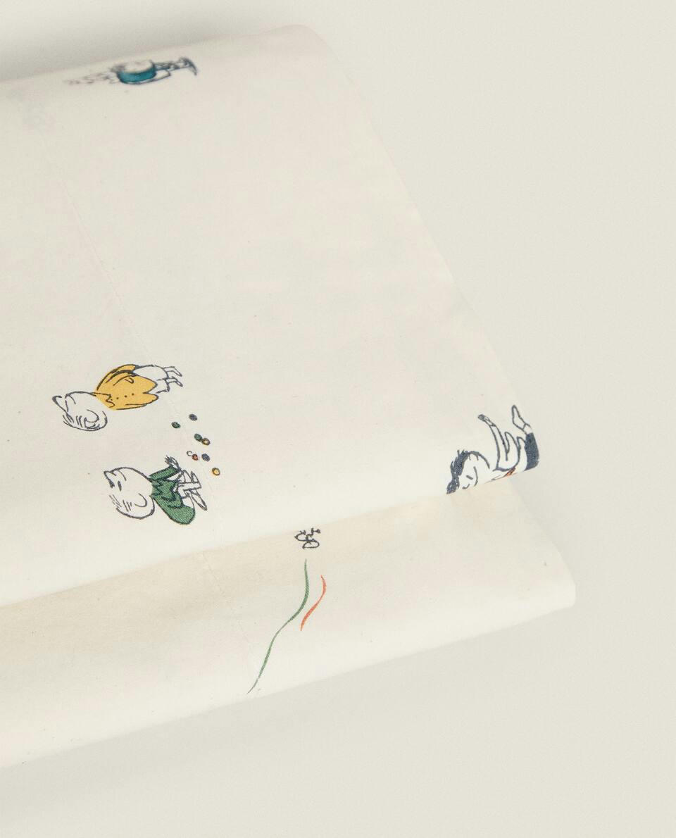 CHILDREN’S LE PETIT NICOLAS ? COTTON FLAT SHEET