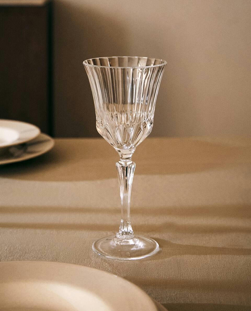 ENGRAVED CRYSTALLINE WATER GLASS