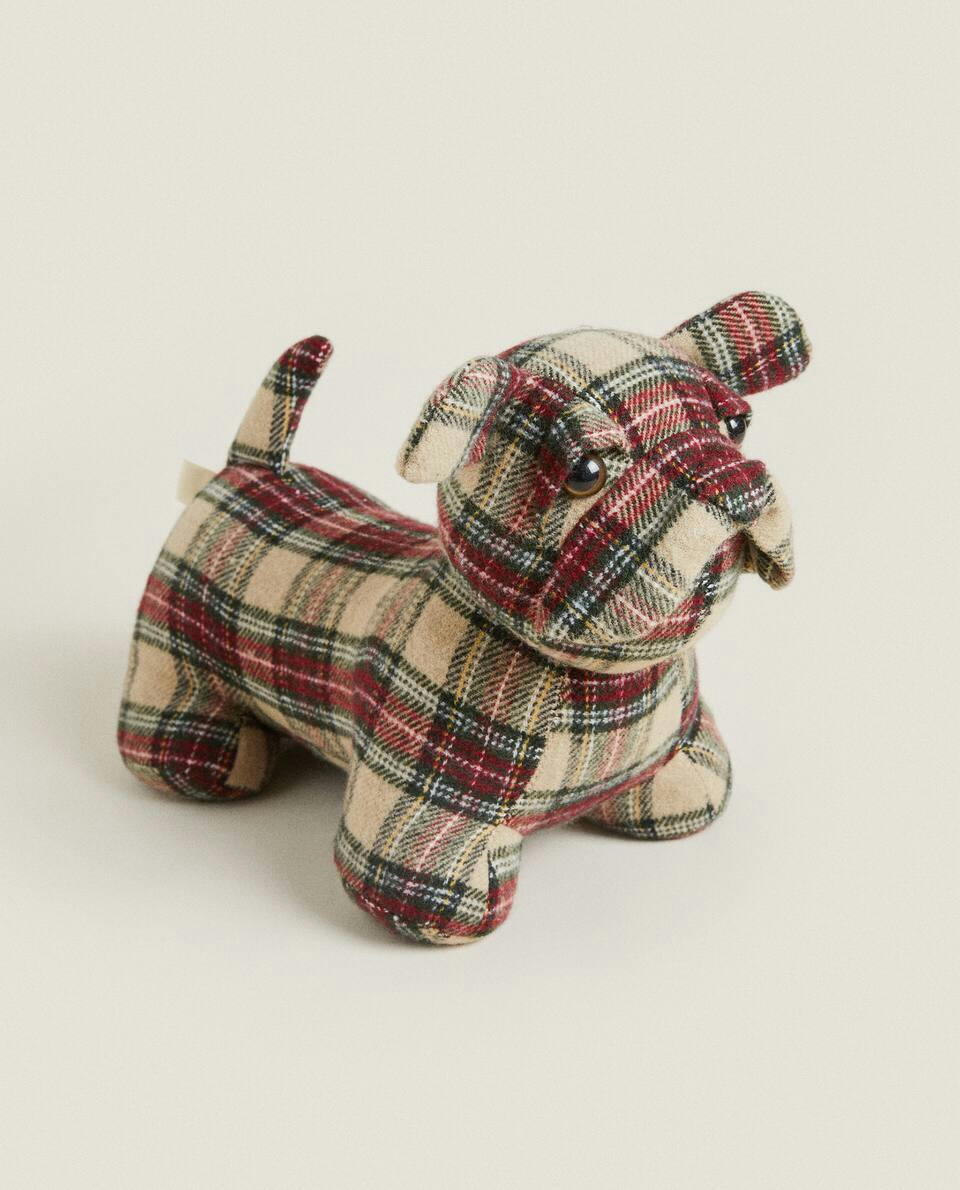 CHRISTMAS DOG DOORSTOP