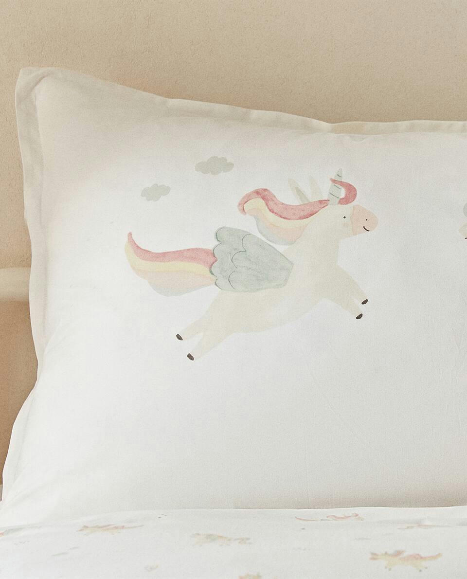 UNICORN PRINT PILLOWCASE